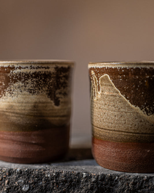 Mug without Handle in Frosty Glaze