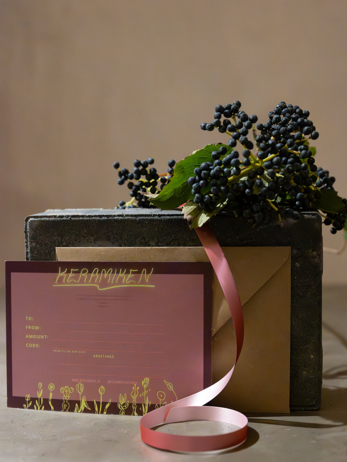 Physical Gift Card incl. Envelope + Sticker