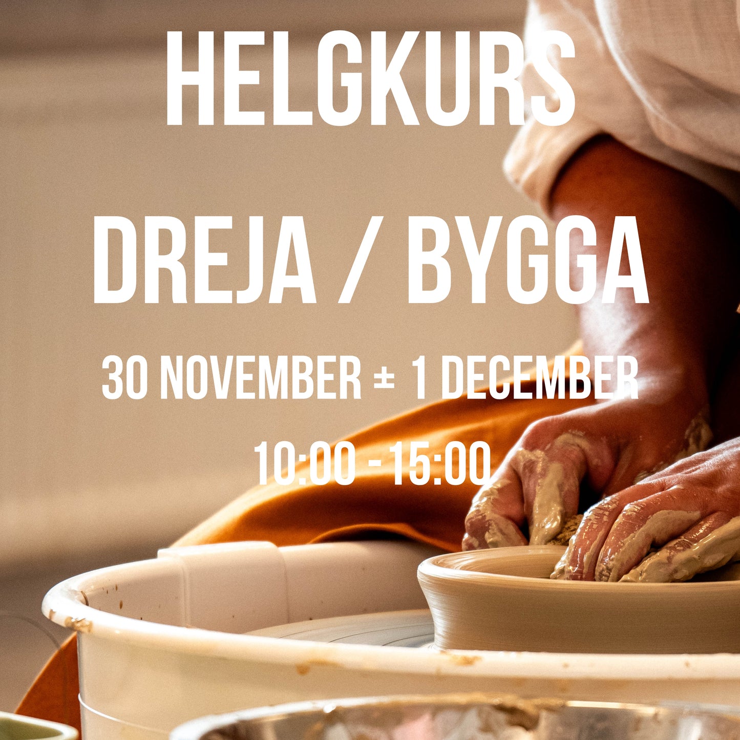 Helgkurs HT24 - Lördag 30:a November + Söndag 1:a December