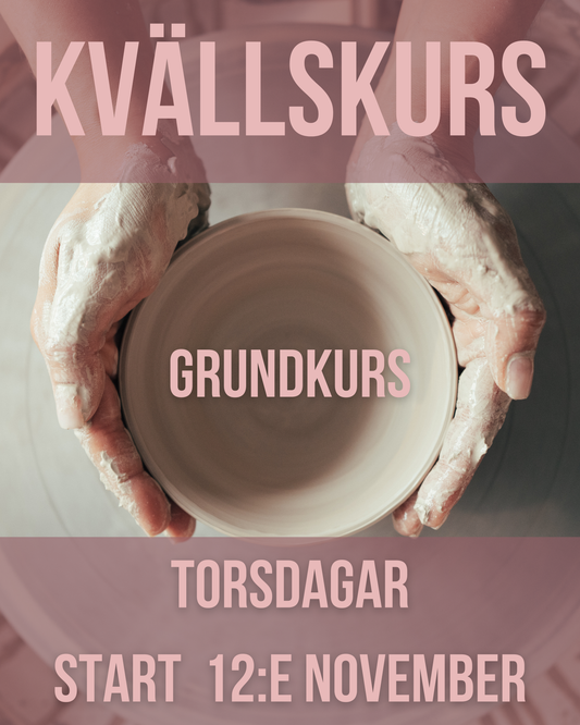 Kvällskurs - HT26 - Torsdagar - 7 tillfällen - Start 12:e november (uppehåll v.52 + 1)