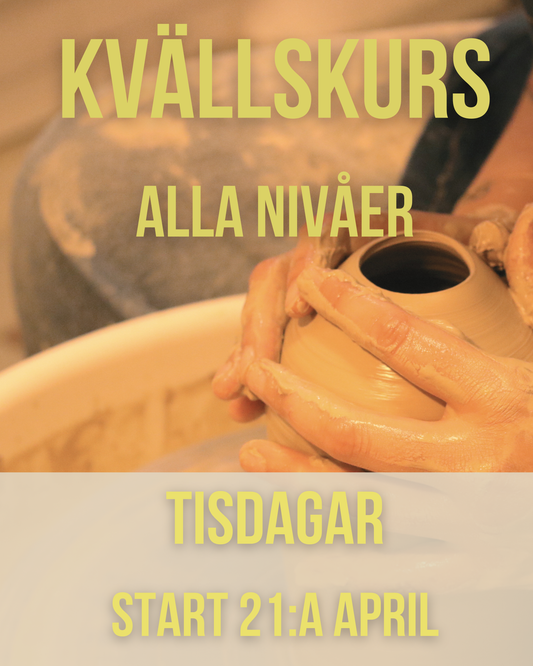 Kvällskurs - VT26 - Tisdagar - 7 tillfällen - Start 21:a april (uppehåll v.23)