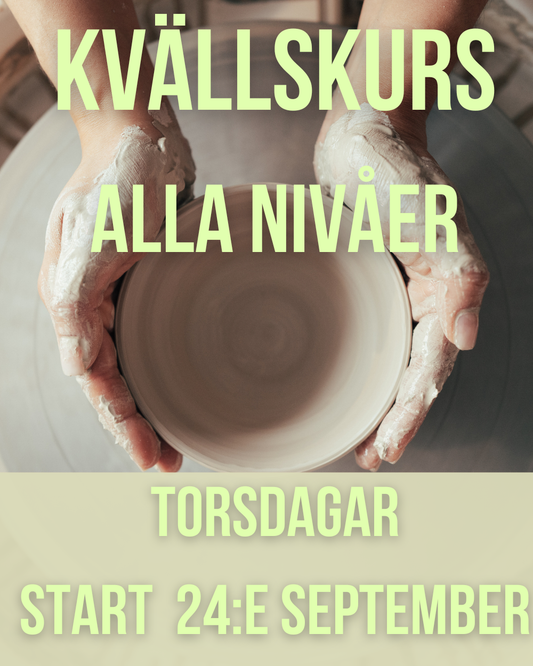 Kvällskurs Alla Nivåer - HT26 - Torsdagar - 6 tillfällen - Start 24:e september (uppehåll v.44)
