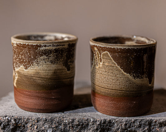 Mug without Handle in Frosty Glaze